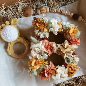 Letra de flor preservada