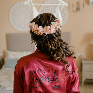 Tocado de flor preservada