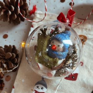 Bola de navidad infantil personalizada