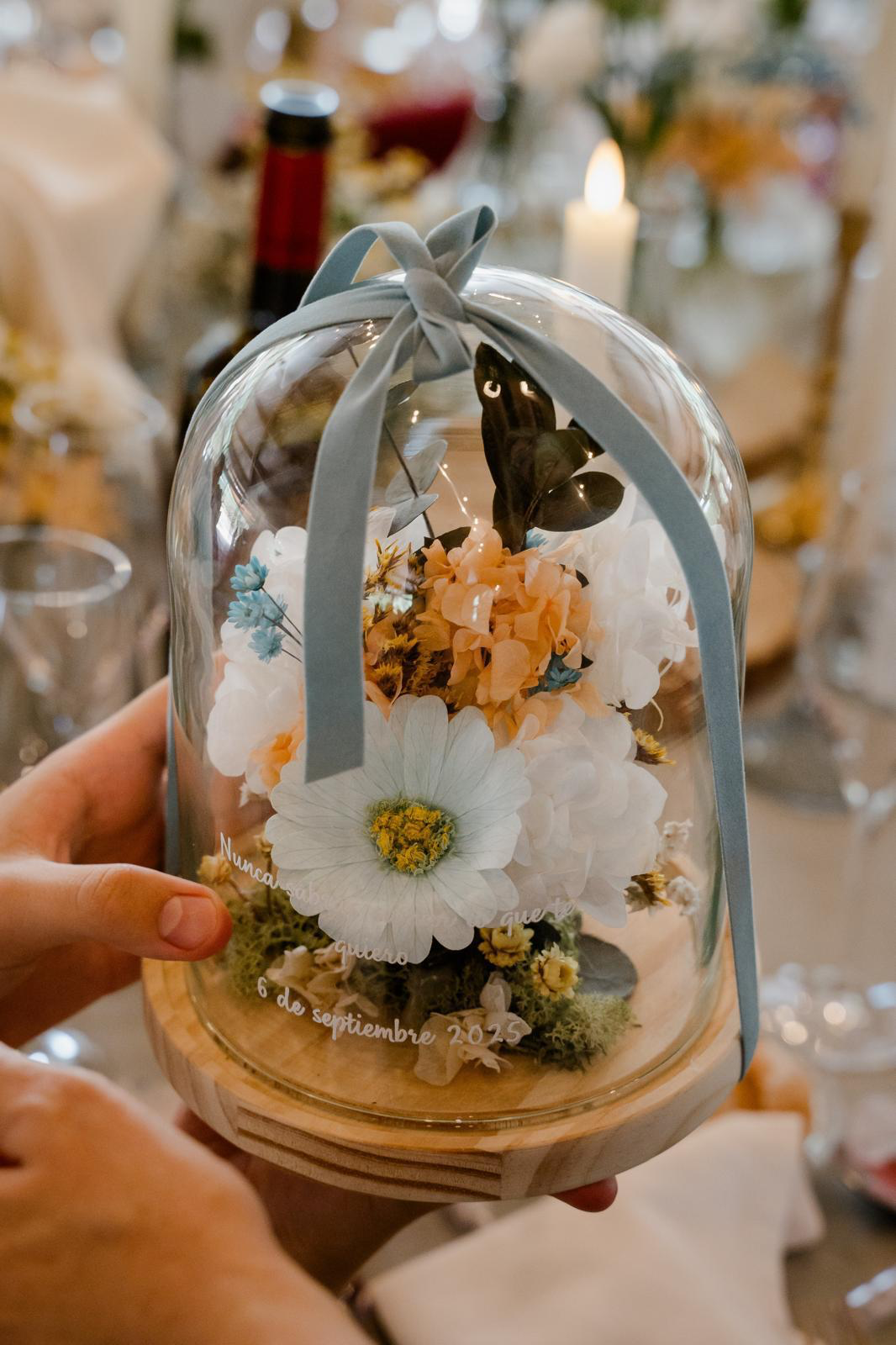 Cúpula de flor preservada